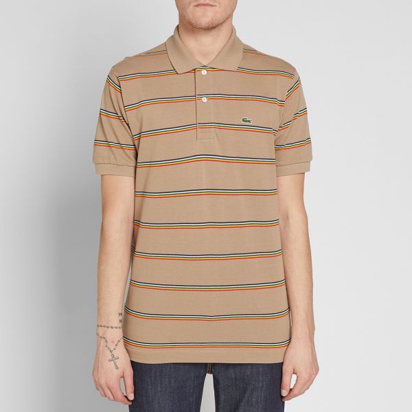 retro stripe polo