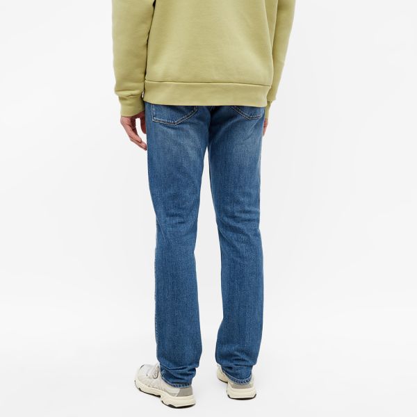 Acne Studios Max Slim Fit Jean Mid Blue 
