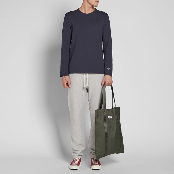 champion reverse weave long sleeve crew