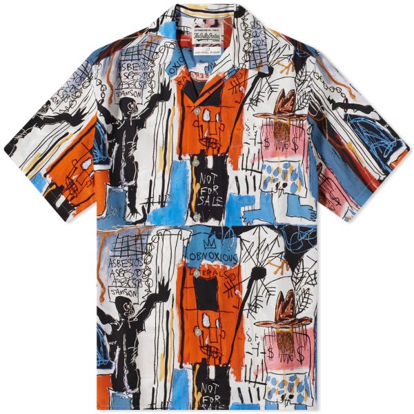 Wacko Maria Jean-Michel Basquiat Type 3 Hawaiian Shirt Wacko Maria Jean-Michel Basquiat Type 3 Hawaiian Shirt