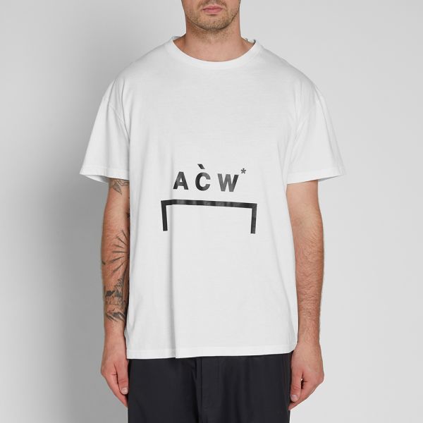 A-COLD-WALL* Bracket Logo Tee White 