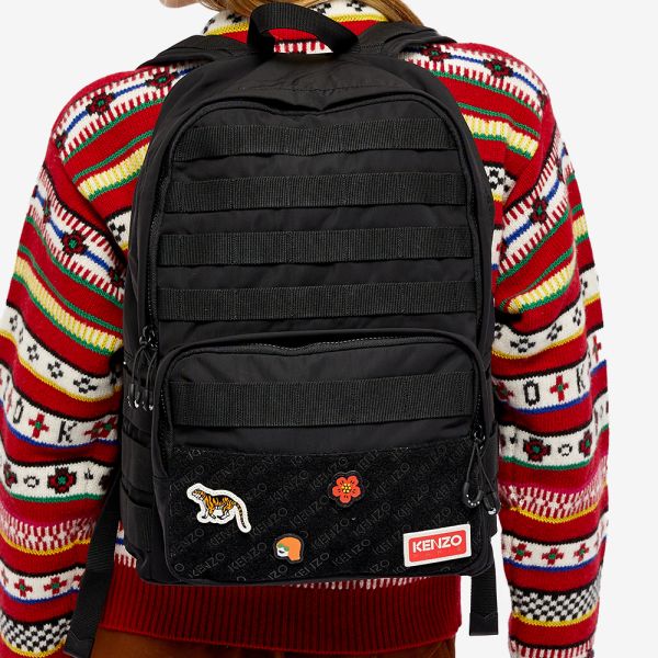 Kenzo Badge Backpack Black END. (US)