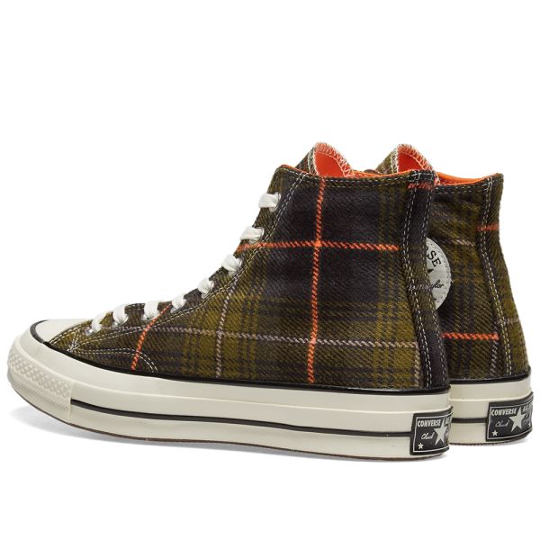 converse chuck taylor 1970s hi luxury plaid