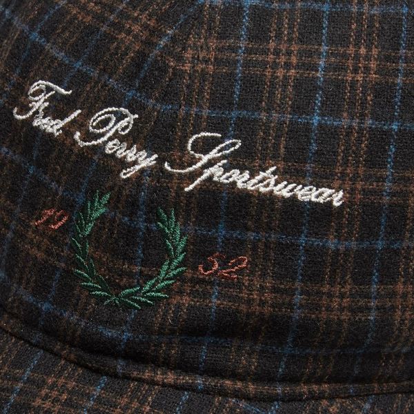 fred perry tartan cap