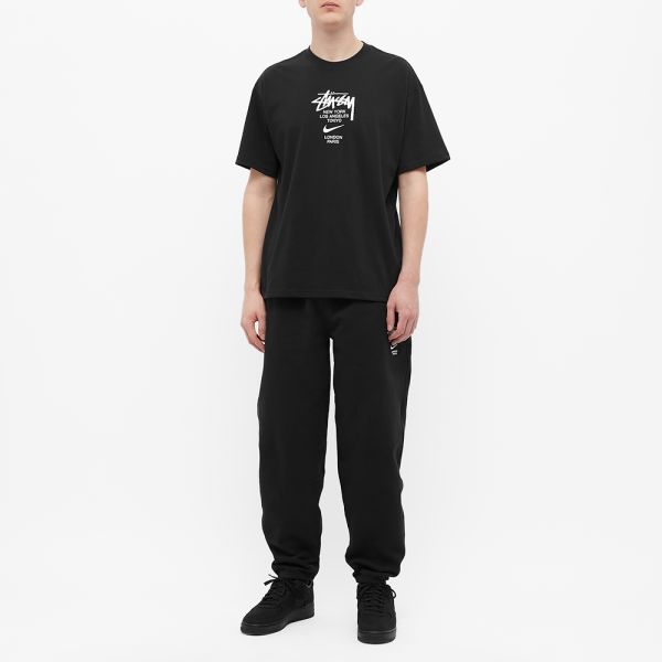 Nike stussy black tee clearance
