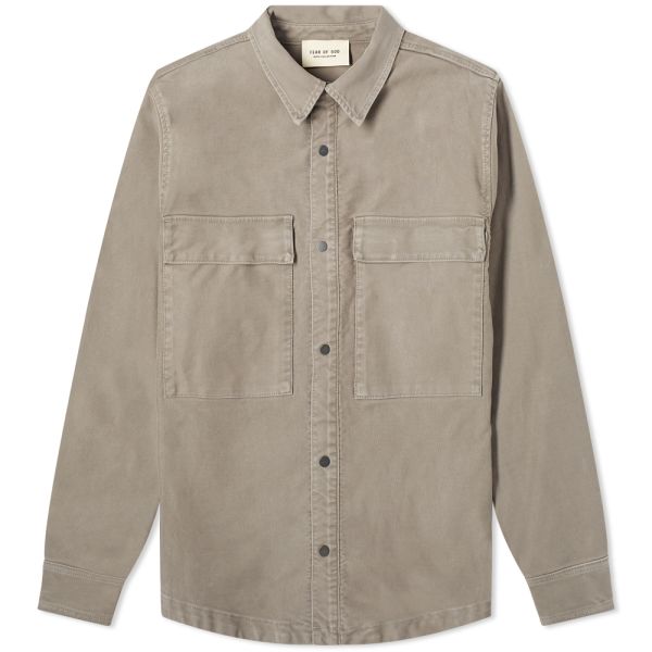 Fear Of God Vintage Cord Shirt Jacket God Grey End