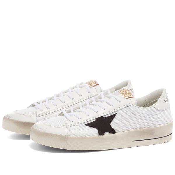 Golden goose sneakers black and white clearance
