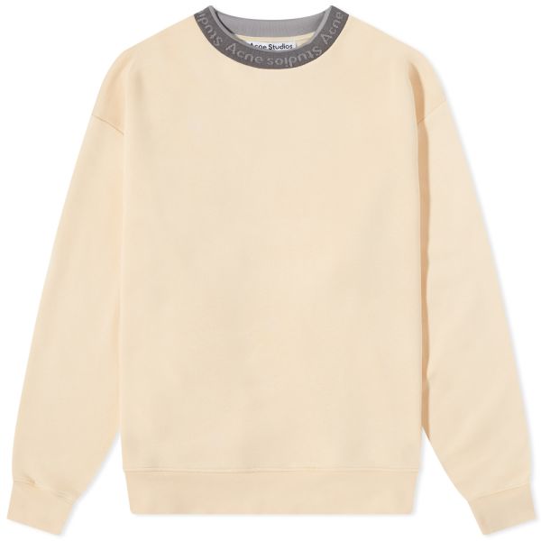 Acne studios beige sweatshirt Clearance