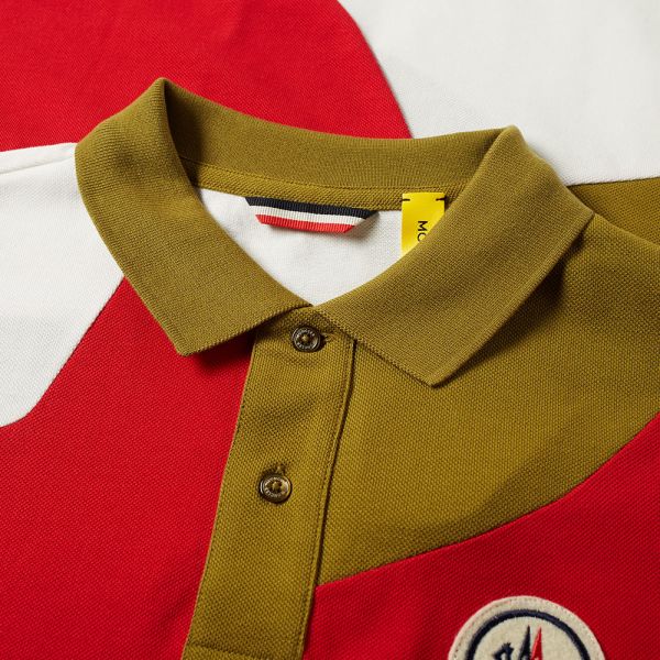 moncler yellow polo