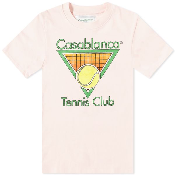 Casablanca Casa Tennis Club Tee Pink End