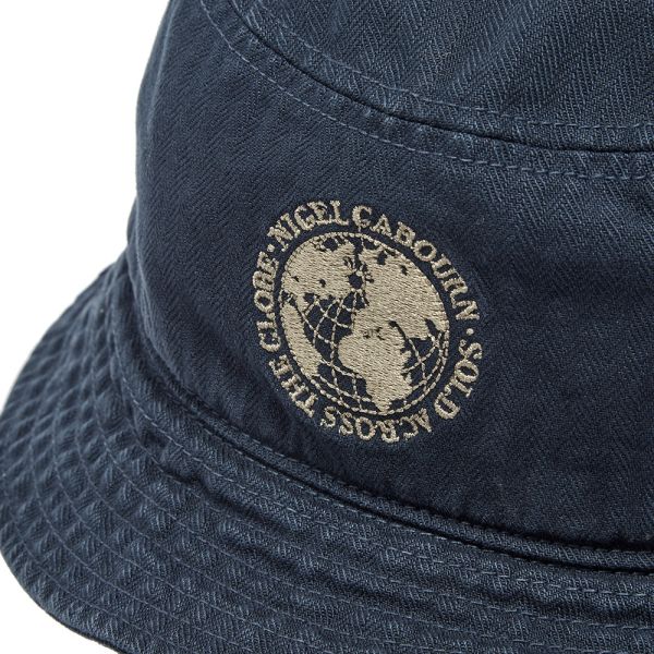 globe bucket hat