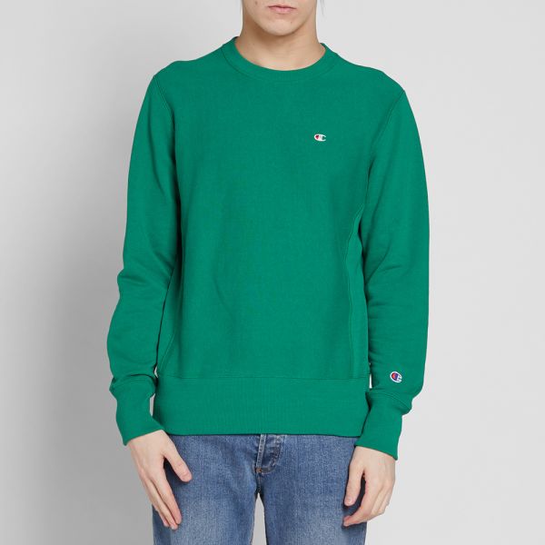 champion reverse weave hoodie kelly green