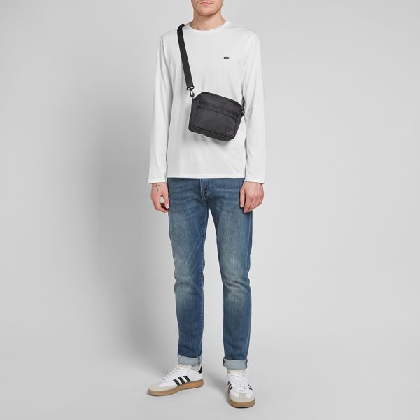 fred perry tonal tipped side bag