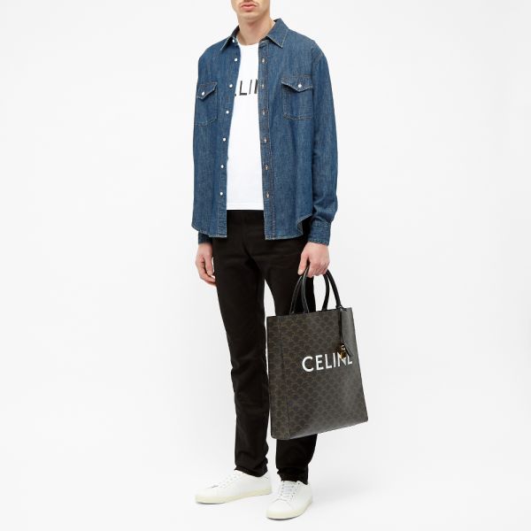 celine logo tote