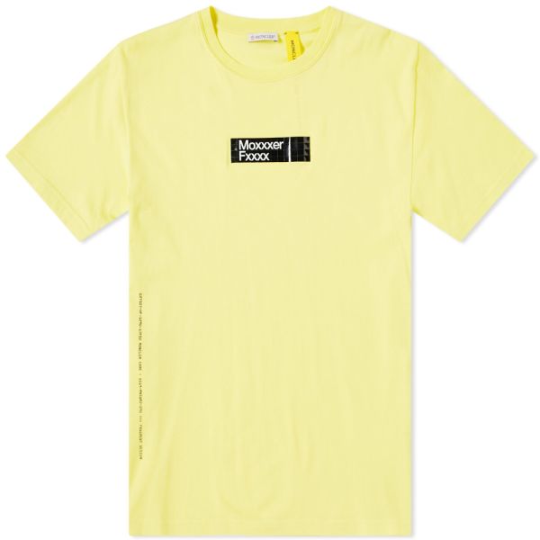 Moncler Genius - 7 Moncler Fragment Hiroshi Fujiwara - Moxxxer Fxxxx Printed Tee Moncler Genius - 7 Moncler Fragment Hiroshi Fujiwara - Moxxxer Fxxxx Printed Tee
