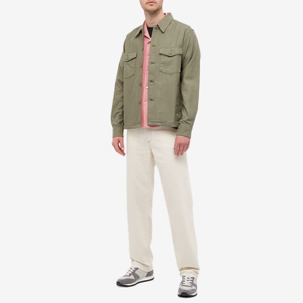 twill olive jacket