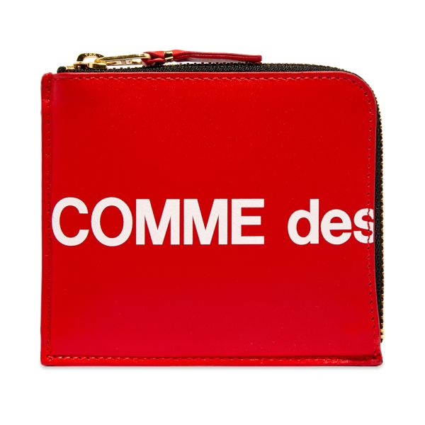 comme des garcons logo wallet