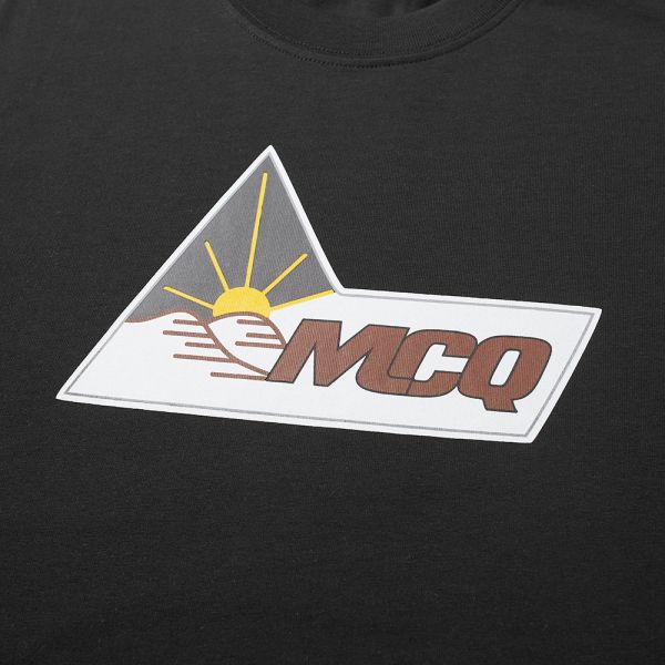 Mcq Alexander Mcqueen Sun Logo Tee Darkest Black End