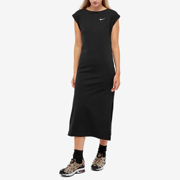 Nike dress black and white clearance