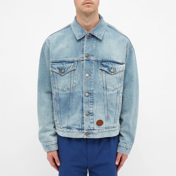 Gucci logo denim jacket Clearance