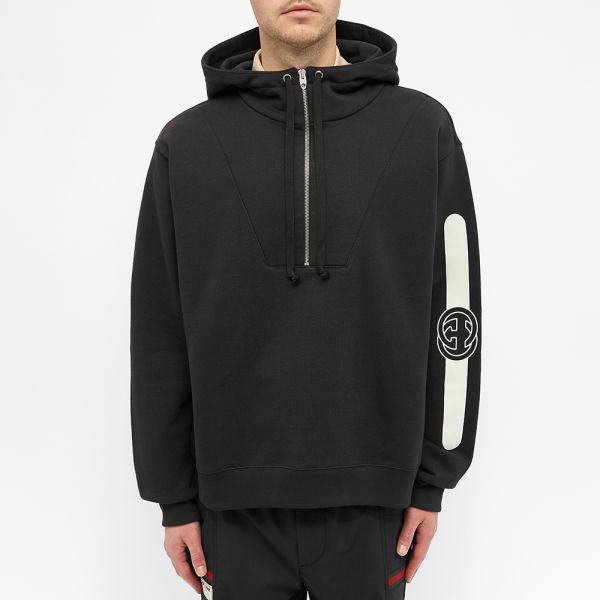 gucci half zip sweater