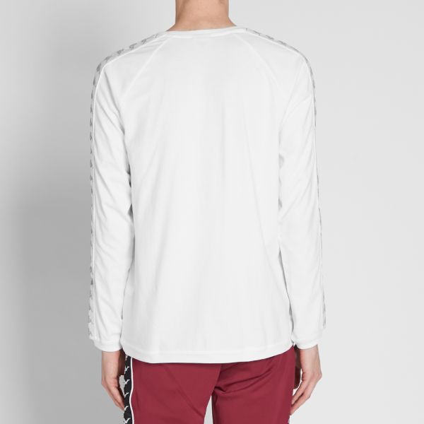 kappa long sleeve white