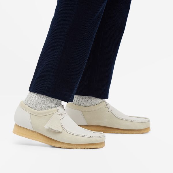 White clark wallabees clearance