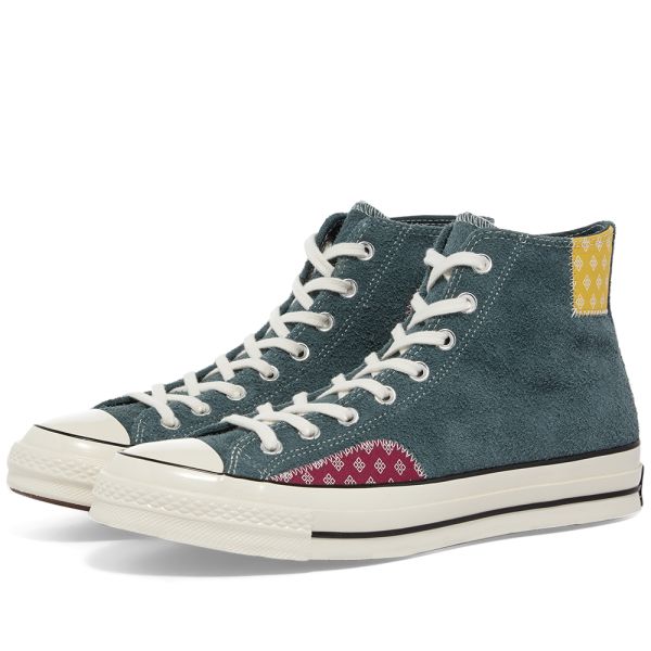 converse patchwork plimsolls