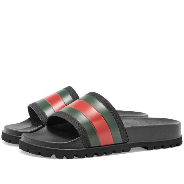gucci black pursuit slides
