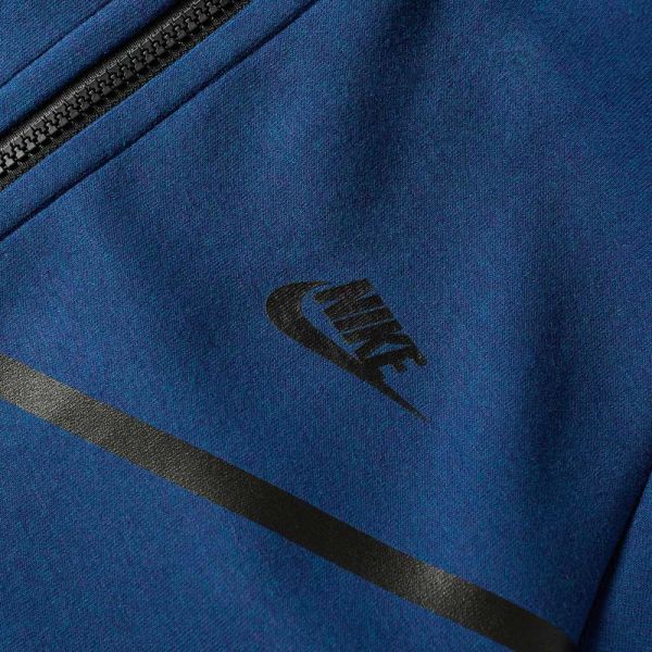 blue and black tech fleece