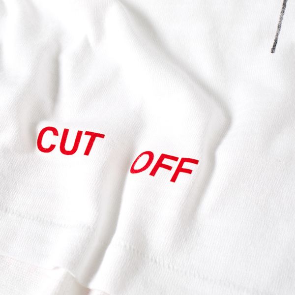 off white wolf tee