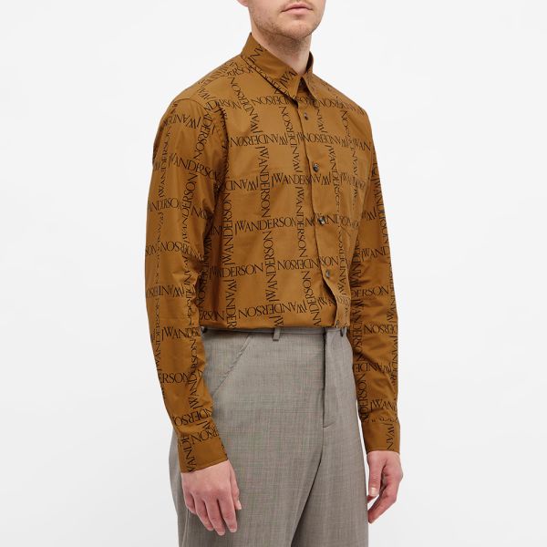 JW Anderson All Over Logo Shirt JW Anderson All Over Logo Shirt