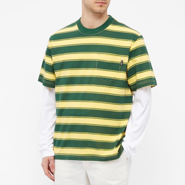 Yellow and green striped shirt clearance