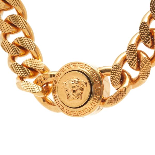 Versace Heavy Chain Necklace Gold | END 