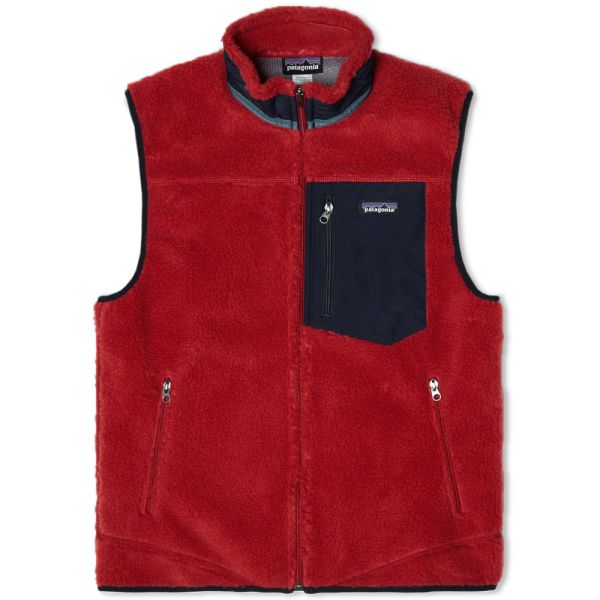 Red patagonia vest clearance