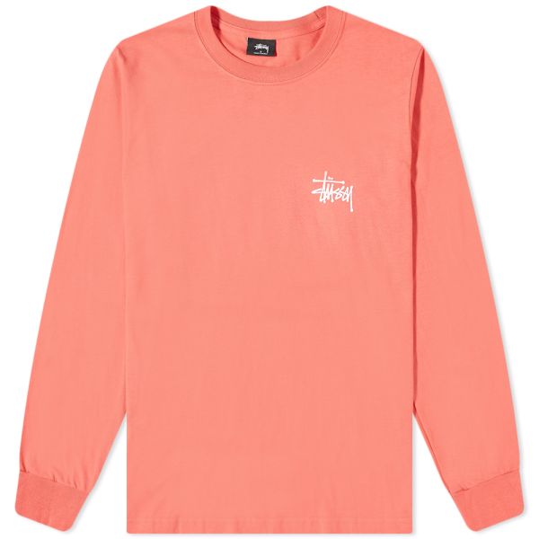 Stussy basic long sleeve tee clearance