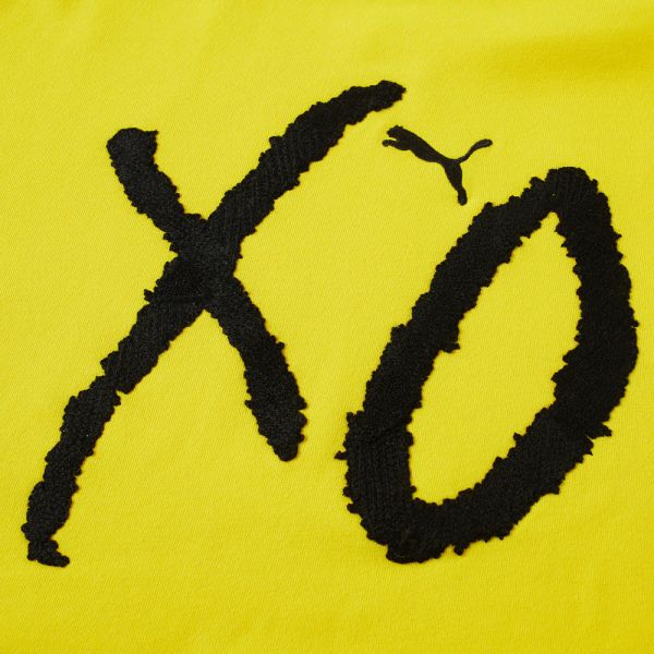 puma xo yellow hoodie