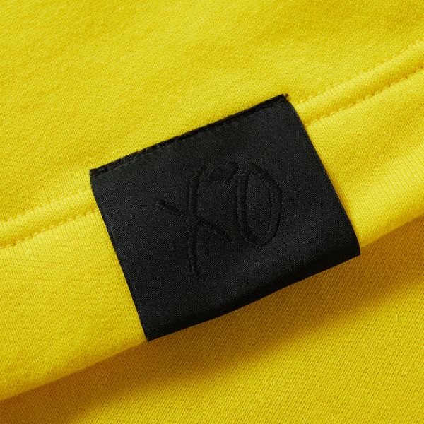 puma x xo oversized hoodie cyber yellow