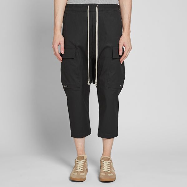 Rick owens cropped cargo pants Clearance