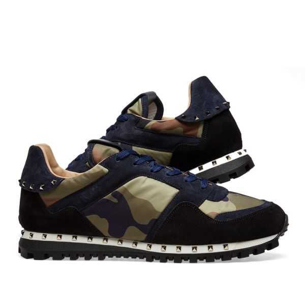 valentino stud sole rockrunner sneaker