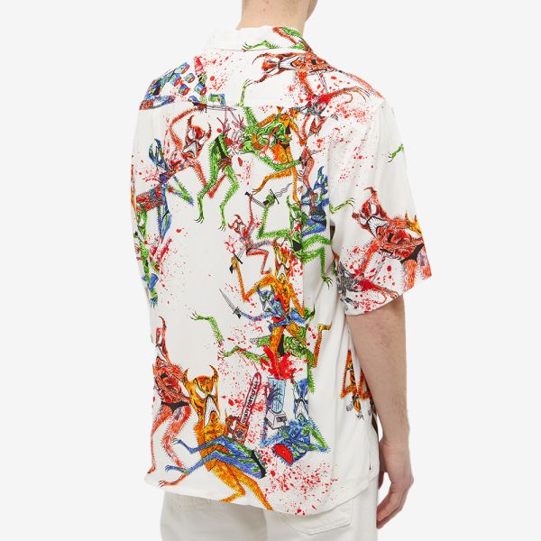 Wacko Maria x Neck Face Type-2 Anniversary Hawaiian Shirt 最安価格挑戦 wacko NECKFACE maria スウェット
