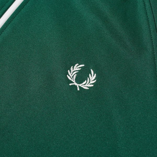 fred perry taped track jacket green