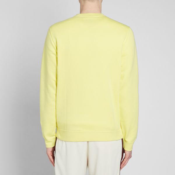 Nike club crew sweatshirt yellow clearance