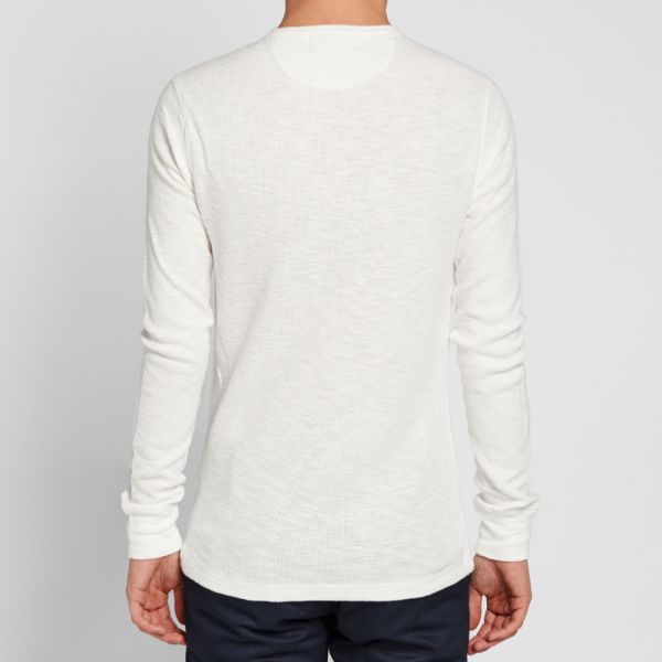 rrl waffle henley