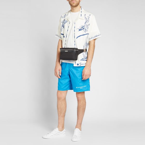 blue givenchy shorts