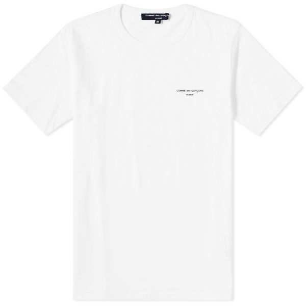 comme des garcons homme logo tee