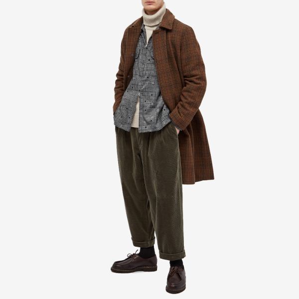 Beams Plus 2 Pleat Corduroy Pant Dark 