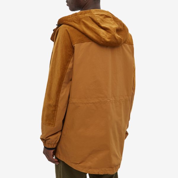 Fred Perry Cord Hooded Jacket Dark Caramel END. (KR)