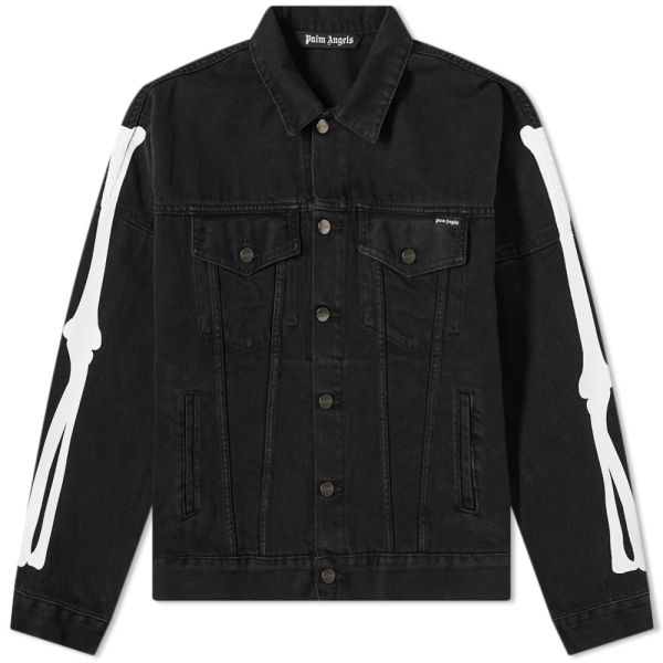 Jean jacket with skeleton clearance