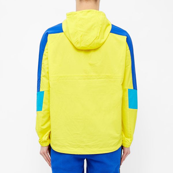 the north face yellow windbreaker